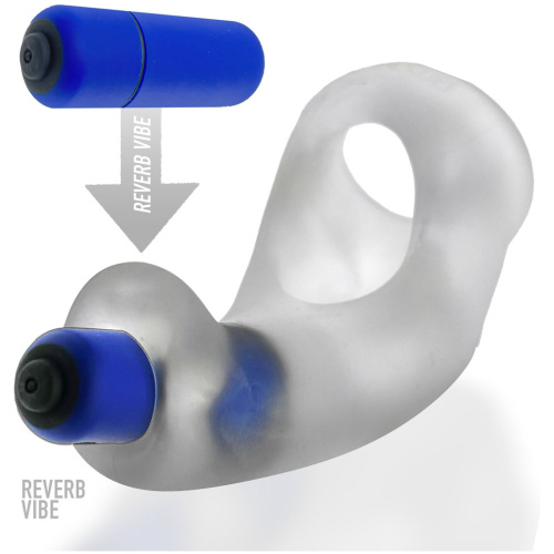 Buzzfuck Taint Vibe-Sling - Clear Ice