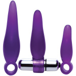 Fanny Fiddlers 3 Piece Finger Rimmer Set With Vibrating Bullet