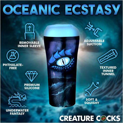 Pussidon Sea Monster Stroker - Blue