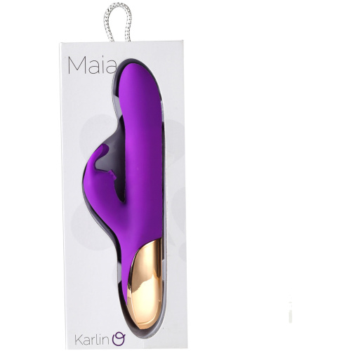 Karlin USB Rechargeable 10-Function Rabbit Vibrator - Purple