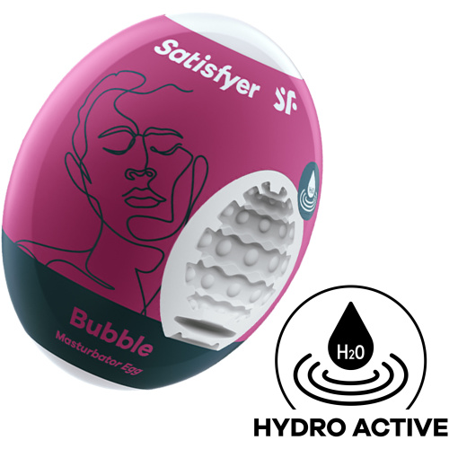 Satisfyer Masturbator Egg - Bubble - Violet