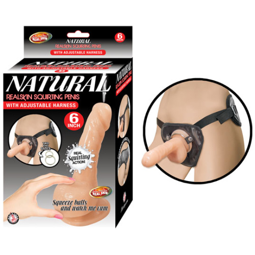 Natural Realskin Squirting Penis - Flesh