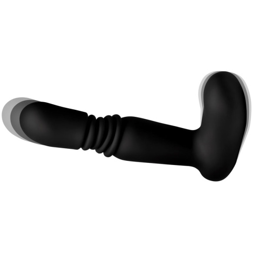 Silicone Thrusting Anal Plug With Remote Control