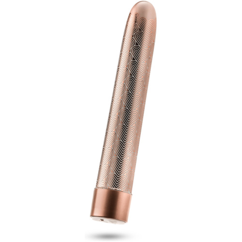 The Collection - Lattice - 7 Inch Rechargeable Vibe - Rose Gold
