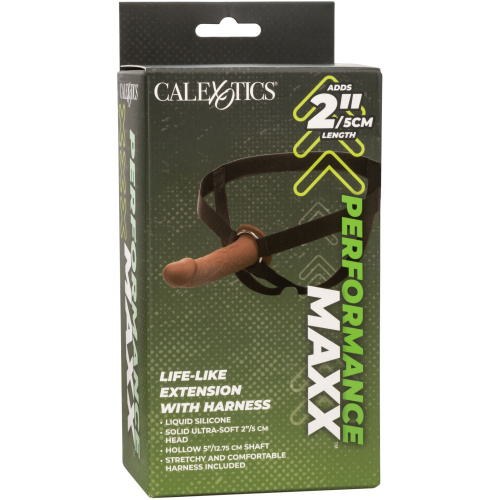 Performance Maxx Life-Like Extension With Harness - Brown