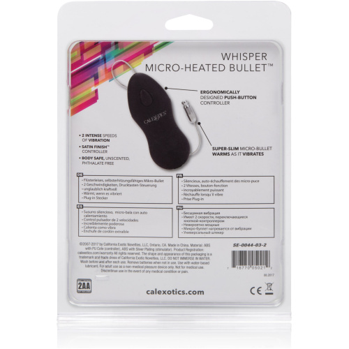 Whisper Micro Heated Bullet - Black