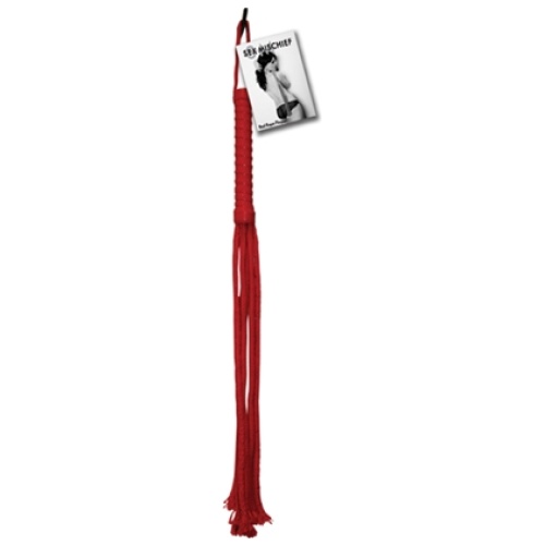 Sex and Mischief Rope Flogger - Red