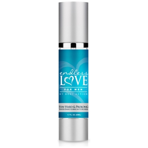 Endless Love for Men Stay Hard and Prolong Water Based Lubricant 1.7 Oz