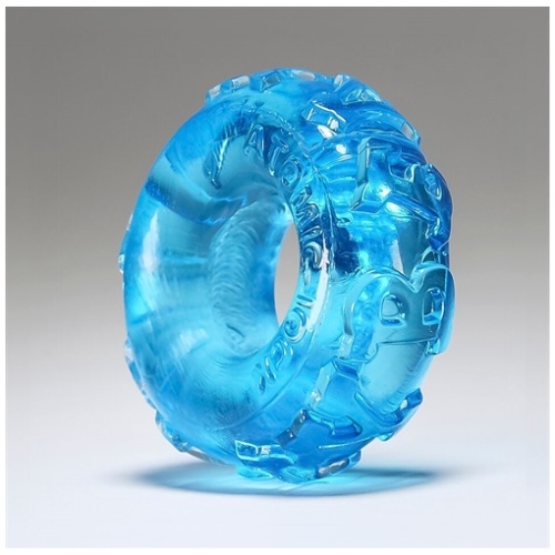 Jelly Bean Cockring Atomic Jock - Ice Blue