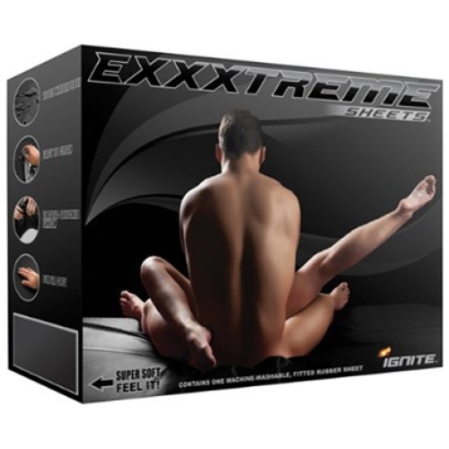 Exxxtreme Sheets - California King Size - Black