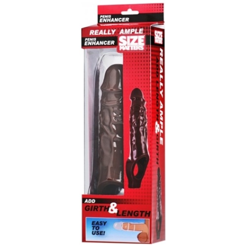 Really Ample Penis Enhancer Sheath - Brown