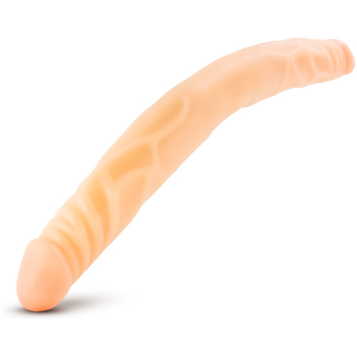 B Yours 14 Inch Double Dildo - Beige