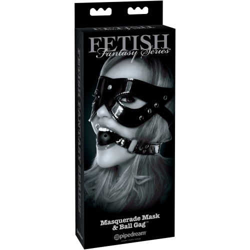 Fetish Fantasy Limited Edition Masquerade Mask and Ball Gag