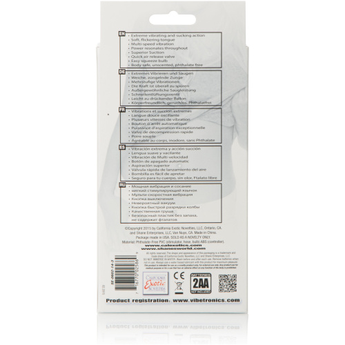 Shane's World Vibrating Turbo Suction Tongue - Purple