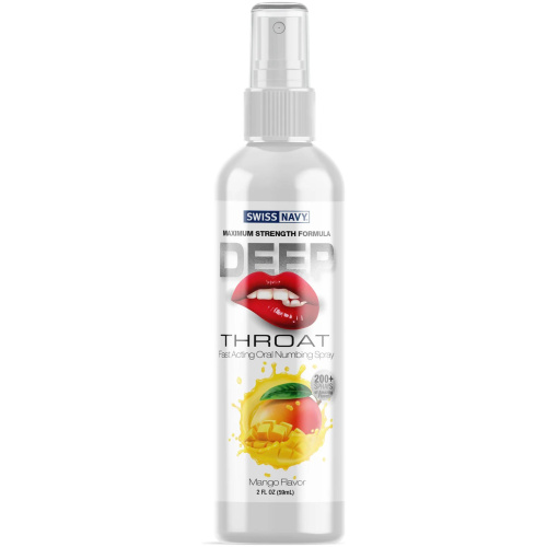 Swiss Navy Deep Throat Spray - Mango - 2  Oz