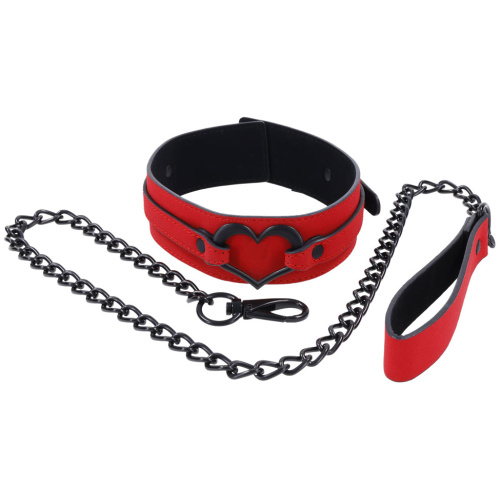 Amor Collar and Leash - Red