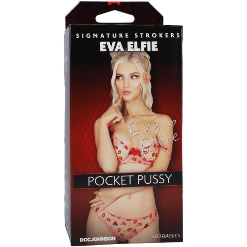 Signature Strokers - Eva Elfie - Ultraskyn Pocket Pussy - Vanilla