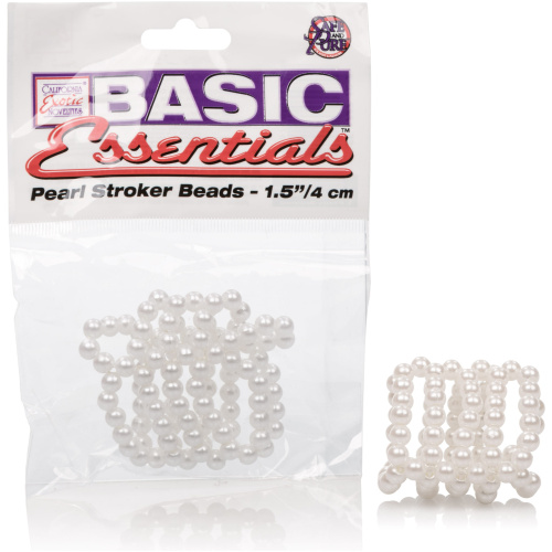 Basic Essentials Pearl Stroker Beads - Small