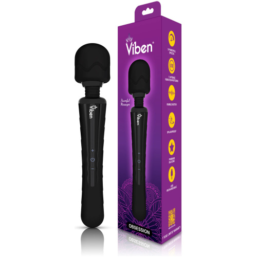 Obsession - Intense Wand Massager - Black