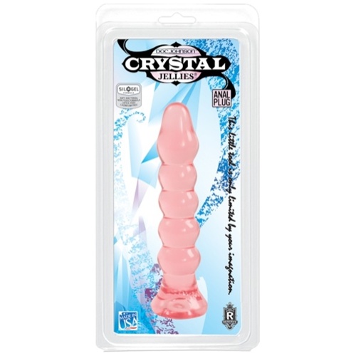 Crystal Jellie Anal Plug - Pink