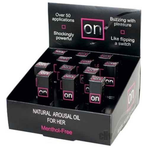 On Natural Arousal Oil Original 12 Pieces Display - 0.17 Fl. Oz. Bottles