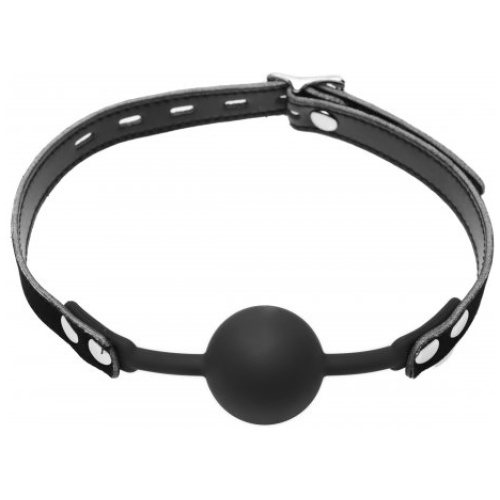 Premium Hush Ball Silicone Comfort Forming Locking Ball Gag