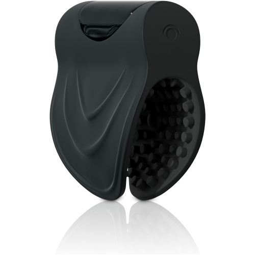 Vibrating Silicone Edger Trainer - Black