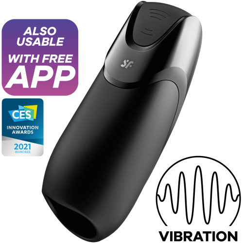 Men Vibration Plus Vibrator - Black