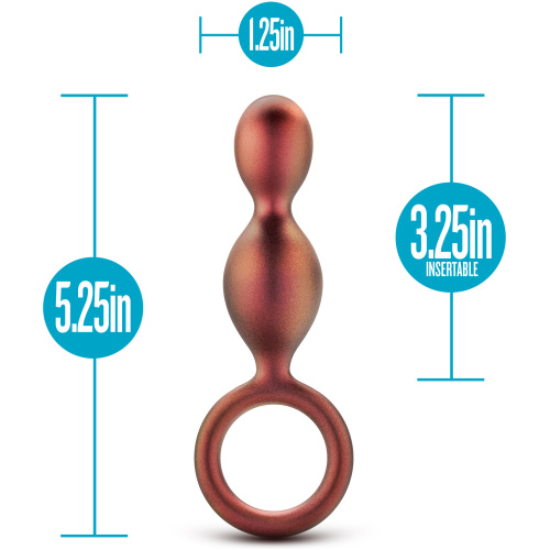 Anal Adventures Matrix - Duo Loop Plug - Copper