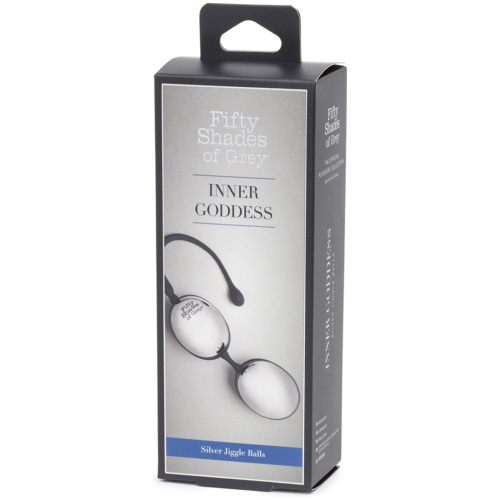 Fifty Shades of Grey Inner Goddess Silver  Jiggle Balls 2.3oz