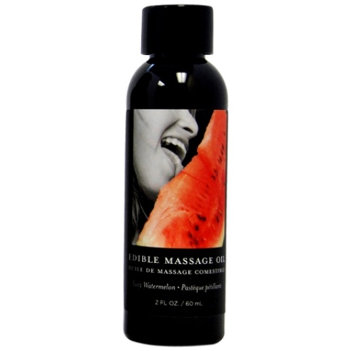 Edible Massage Oil - Watermelon - 2 Fl. Oz.
