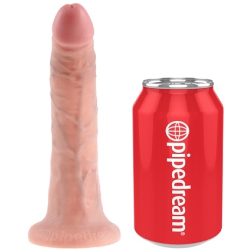 King Cock Strap on Harness With 7 Inch Cock - Flesh