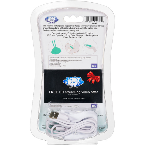 Health and Welness Wireless Remote Control Egg - Pulsation Motion