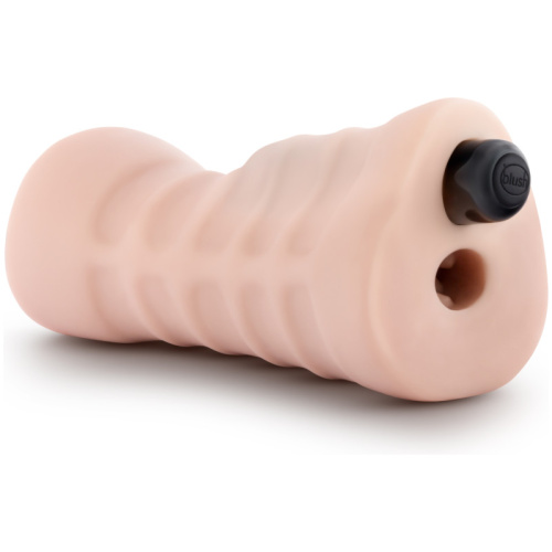 M for Men - 3-Pack Self-Lubricating Vibrating Stroker Sleeve Kit - Vanilla