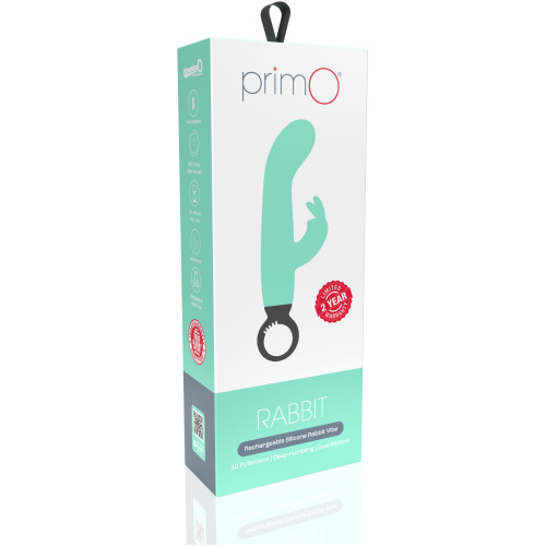Primo Rabbit Rechargeable Vibrator - Kiwi