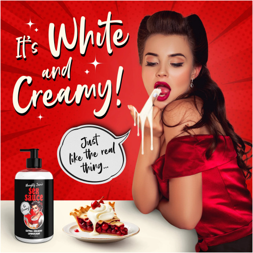 Naughty Jane's Sex Sauce Extra Creamy Lubricant 16 Oz