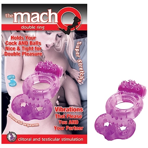 The Macho Double Ring Purple