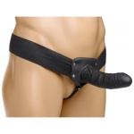 Erection Assist Hollow Strap on - Black