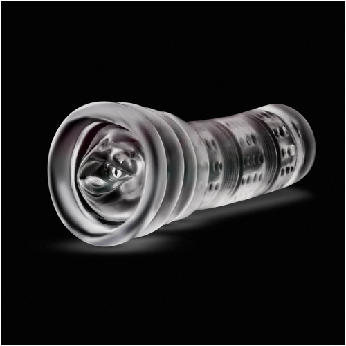 Rize - Luz - Glow in the Dark Self- Lubricating Stroker - Clear