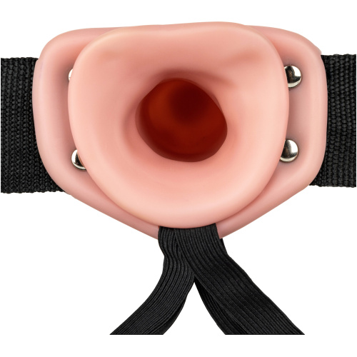 Hollow Strap-on Without Balls 6 Inch - Flesh