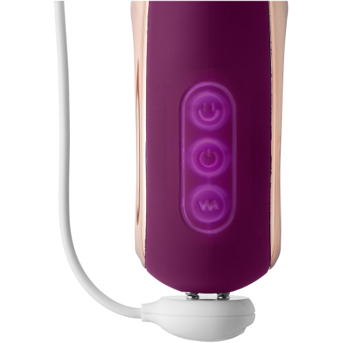 Pro Sensual Roller Touch Tri-Function G-Spot Curved Form - Plum