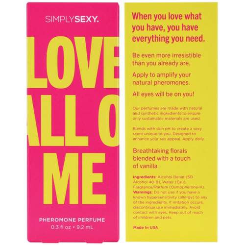 Simply Sexy Pheromone Perfume - Love All of Me 0.3 Oz
