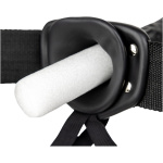 Hollow Strap-on Without Balls 8 Inch - Black