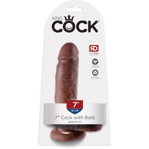 King Cock 7-Inch Cock Brown