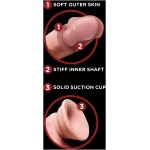 6 Inch Triple Density Cock With Swinging Balls