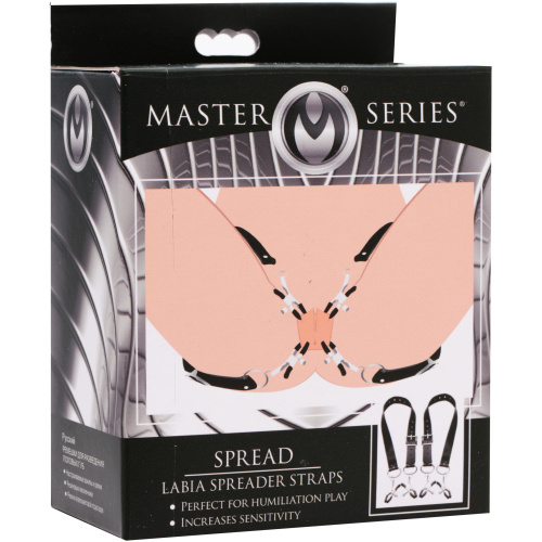 Spread Labia Spreader Straps With Clamps