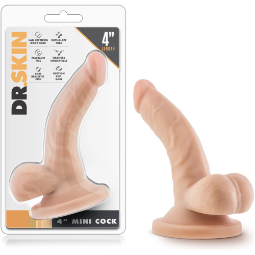Dr. Skin - 4 Inch Mini Cock - Vanilla