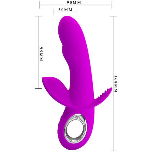 Pretty Love Humphrey Bendable Front and Back  Rabbit - Fuchsia