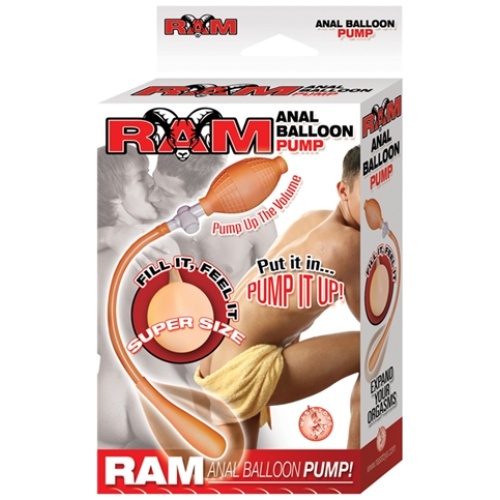 Ram Anal Balloon Pump - Flesh