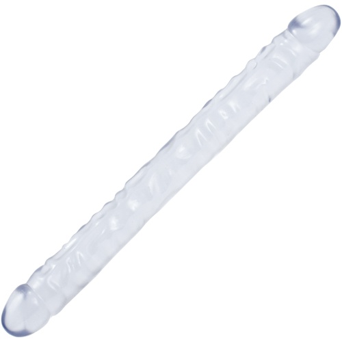 Crystal Jellies 18 Inch Double Dong - Clear